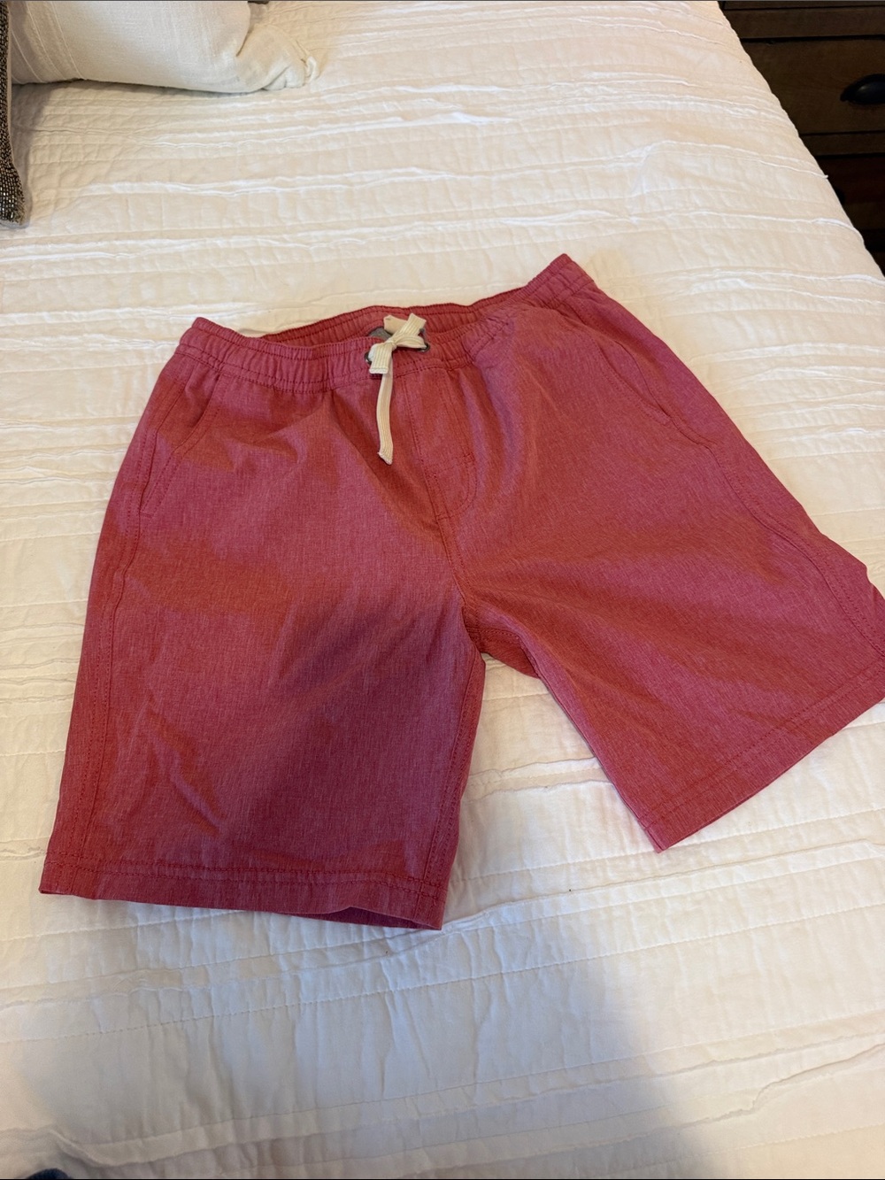 Fair Harbor Kids Red Drawstring Shorts